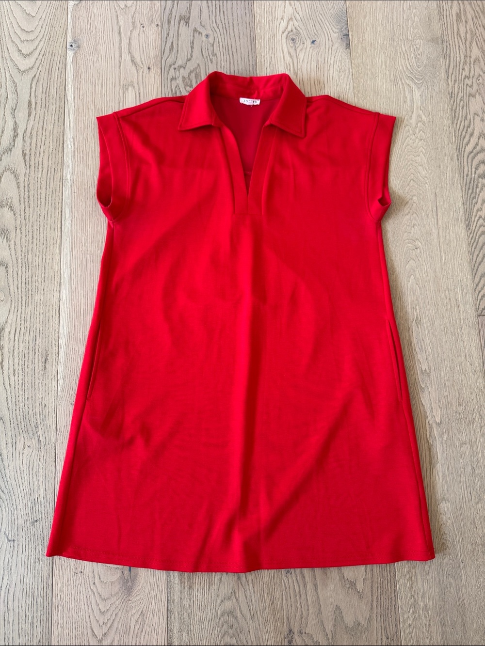 JODIFL Red Polo-Style Mini Dress